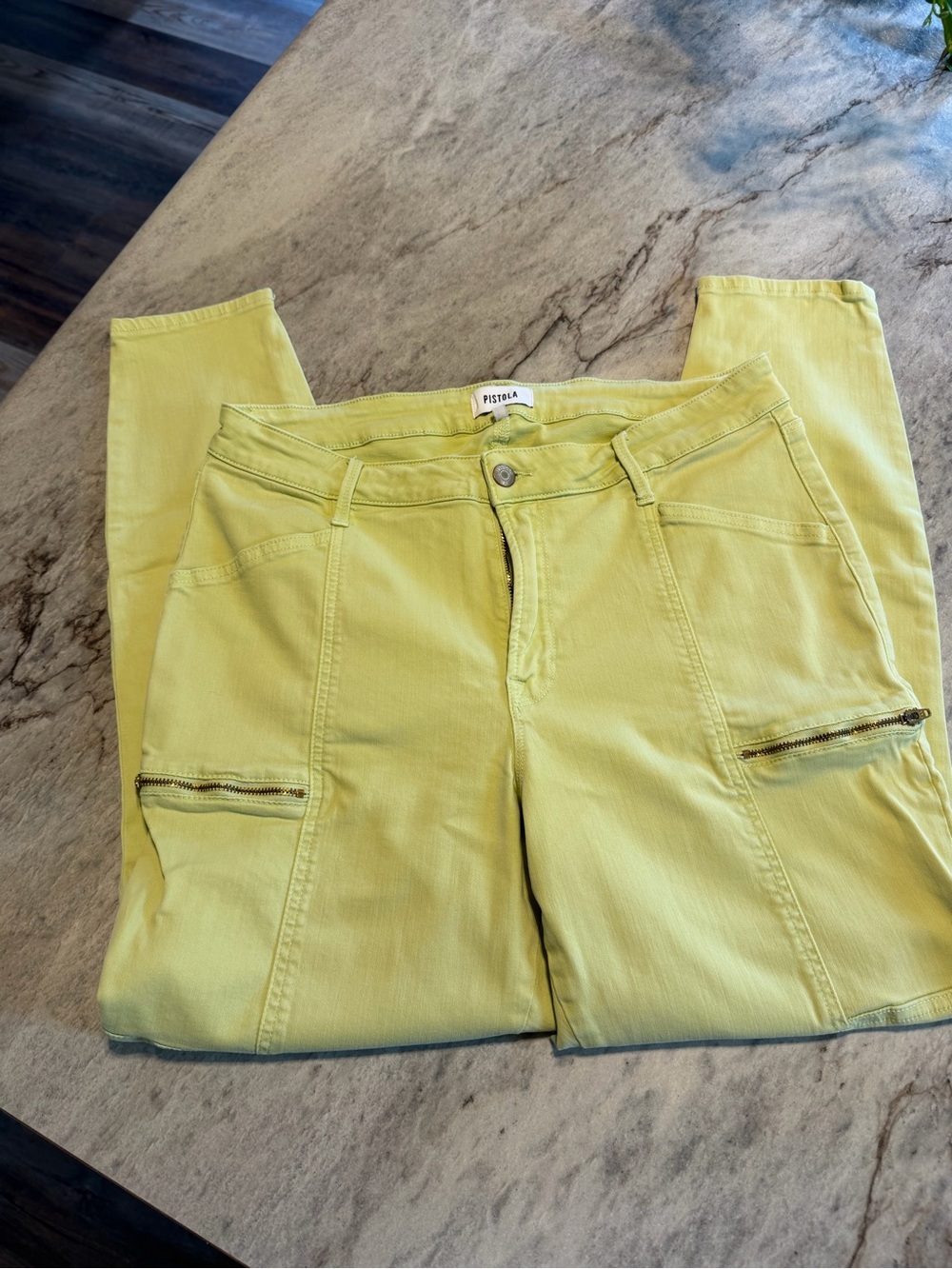 Pistola Lemon-Lime Skinny Utility Jeans